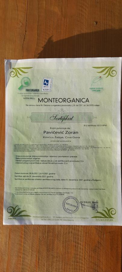 Organic Family Farm Hotel Žabljak Kültér fotó